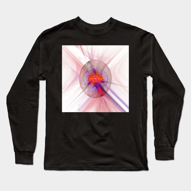 Abstract developing egg fractal Long Sleeve T-Shirt by hereswendy